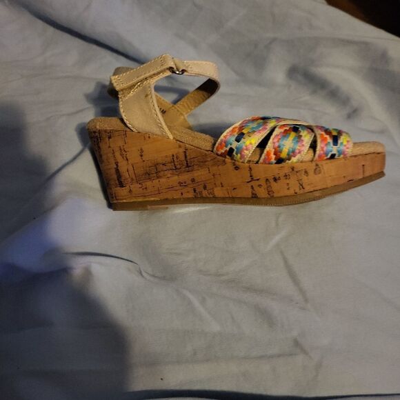 Children's jellypop size11 m wedge sandals NWOT - Picture 4 of 4